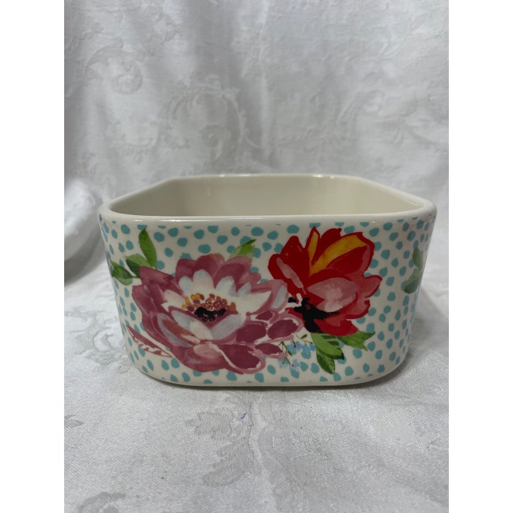 Pioneer Woman 2 Qt Casserole Romance Blooms w cover - Picture 4 of 6